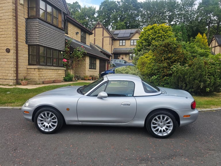★MAZDA MX-5 1.8 ★56K MILES! STUNNING EXAMPLE! HARDTOP+SOFTOP+ROLL CAGE, SUNLIGHT SILVER MX5 MK2 NB 