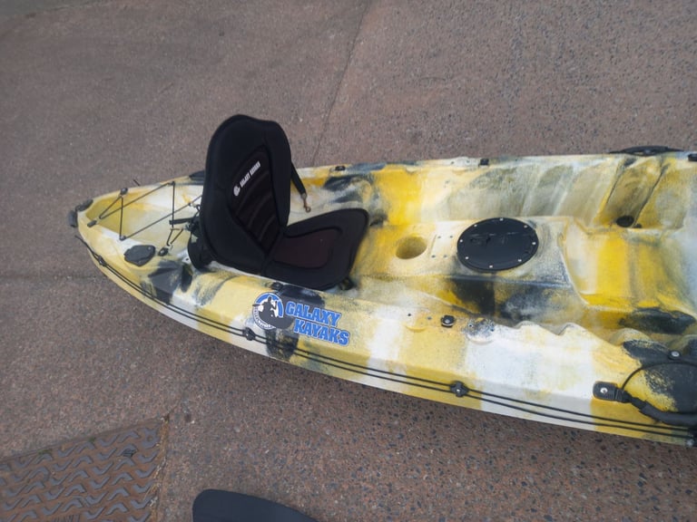 Galaxy 2+1 seats Kayak Good used condition  Comes with 2 seats and 2 paddles