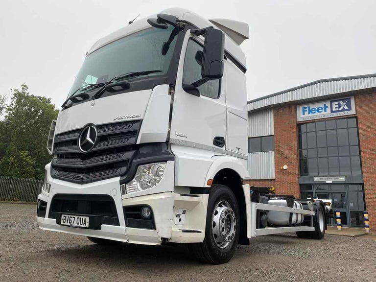 MERCEDES ACTROS 1824 *EURO 6* 4X2 DEMOUNT CHASSIS CAB 2018 - BV67 OUA