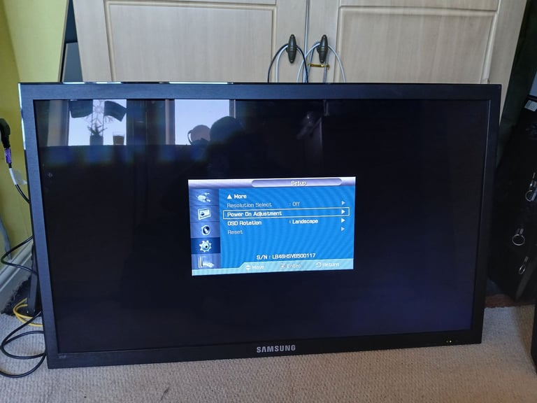 Samsung 460Ex 46 inch Led Widescreen Monitor Black Lh46Lbplbc/En