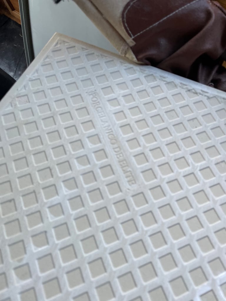 Porcelonosa tiles left over from bathroom project