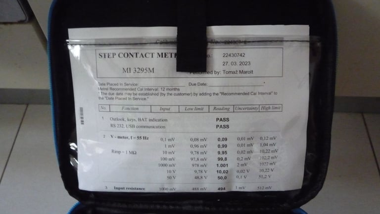 Metrel MI3295M Step Contact Voltage Meter Measuring Kit,  RRP is around 1000 pounds