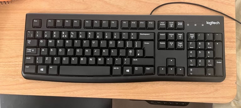 Logitech keyboard K120 with mouse 