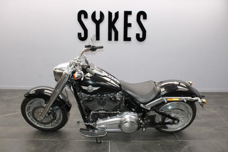 2018 Harley-Davidson FLFBS Softail Fat Boy 114 in Black Tempest