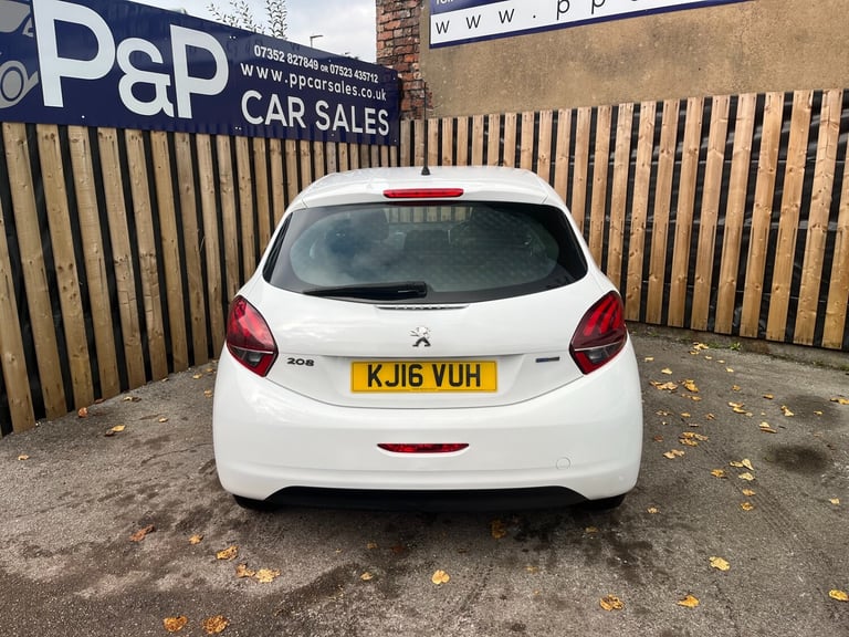 2016 Peugeot 208 1.2 PureTech 82 Active 5dr HATCHBACK Petrol Manual