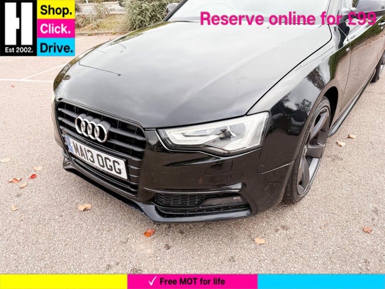 2013 Audi A5 2.0 TDI Black Edition Coupe 2dr Diesel Manual Euro 5 (s/s) (177 ps) COUPE Diesel Manual