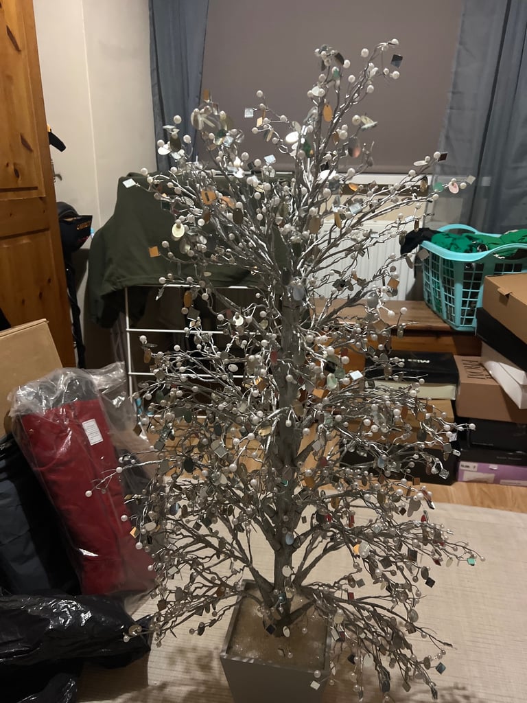 Sliver bling tree