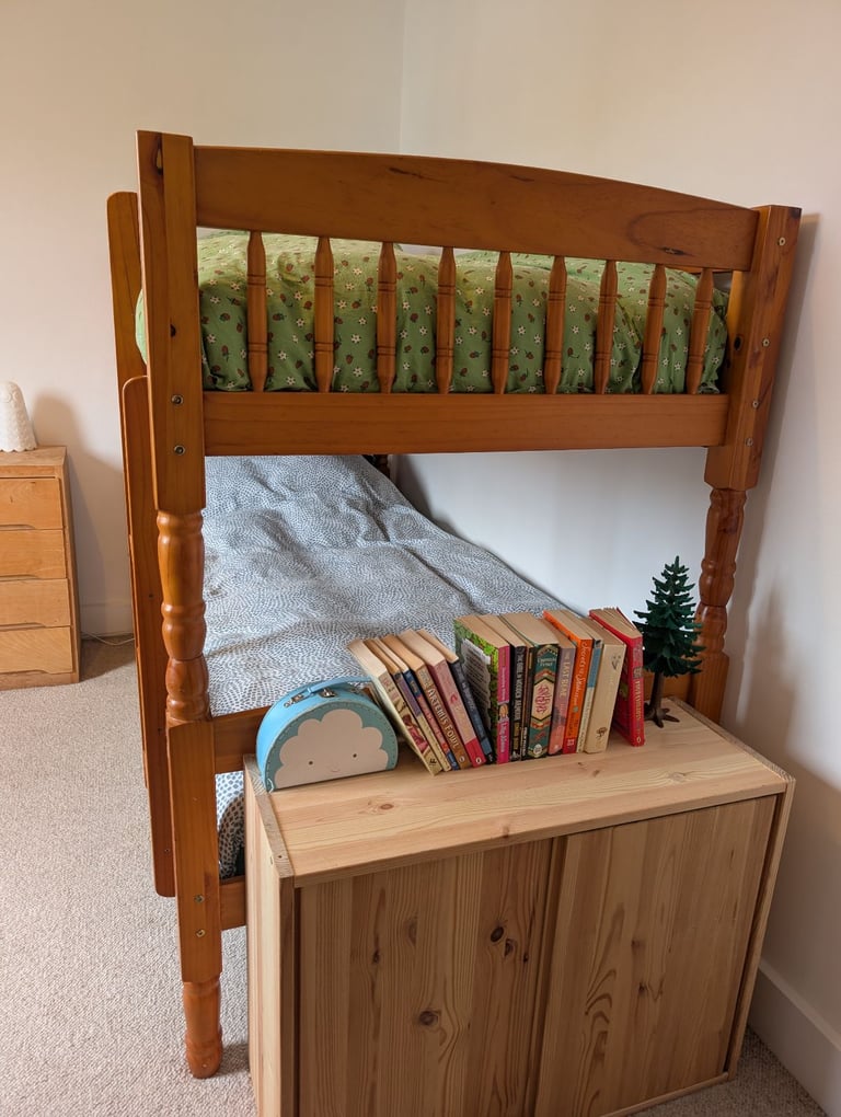 Solid pine bunk bed