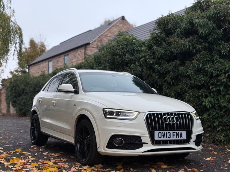 2013 Audi Q3 2.0 TDI Quattro S Line 5dr Diesel White ESTATE Diesel Manual