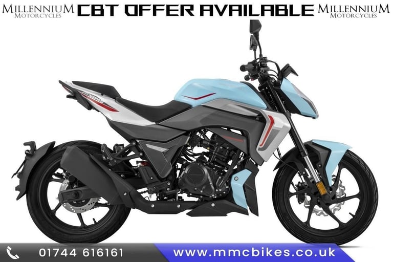 MORBIDELLI F125 LEARNER LEGAL NAKED MOTORCYCLE RIDE ON CBT