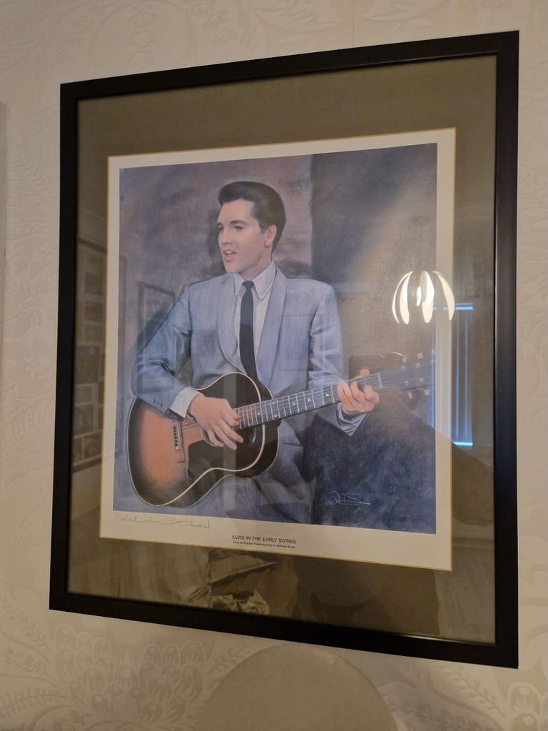 image for Elvis print by malcolm stead