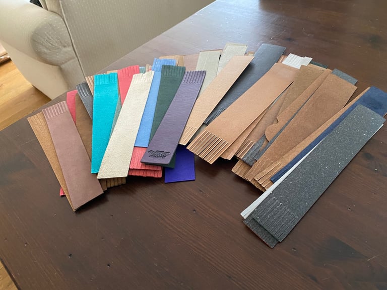 image for 60 plus leather bookmarks in new condition