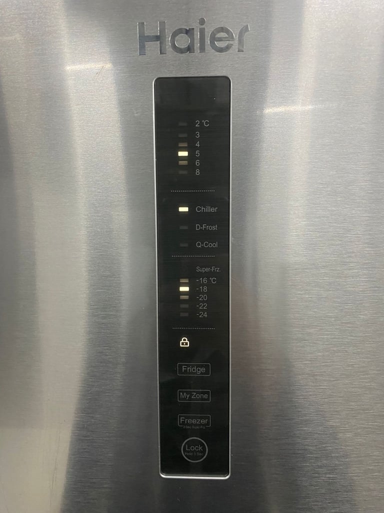 FREE DELIVERY Haier Stainless Steel 3Doors Frost Free Fridge Freezer For Sale