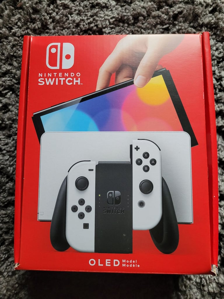 image for Nintendo Switch oled with accessories and game
