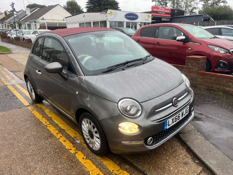 2016 Fiat 500 1.2 500 C Lounge 2dr Convertible Petrol Manual