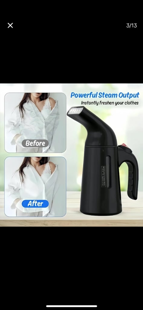 Brand new portable clothes steamer 