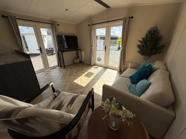 Static Caravan AVAILABLE NOW Nationwide Contemporary Lodge 39x13, 1 Bed