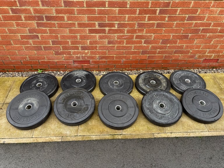 170kg rogue Olympic bumper plates