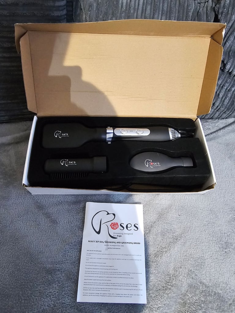 dog grooming and finishing brush 