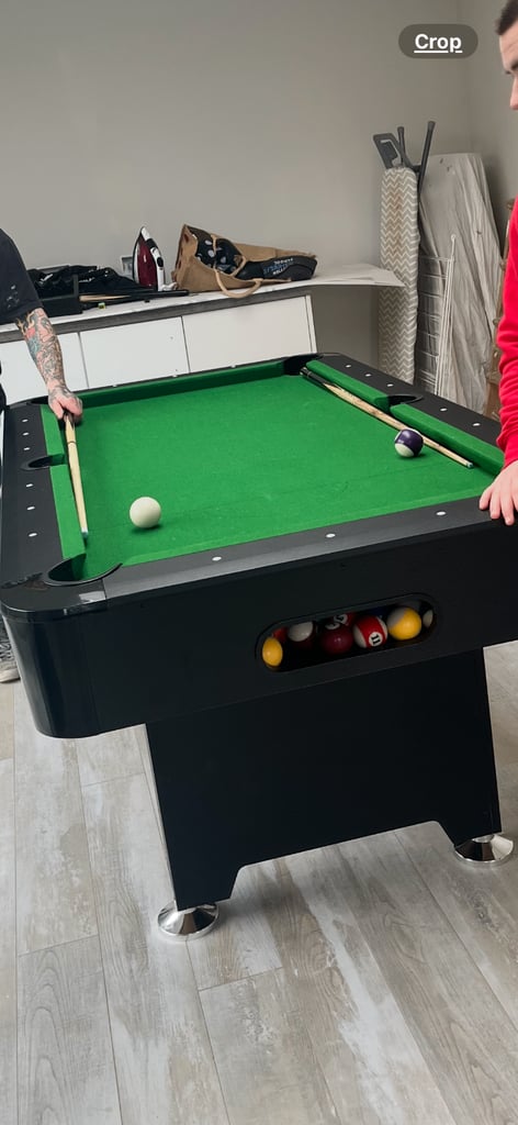 6ft x 3ft pool table 