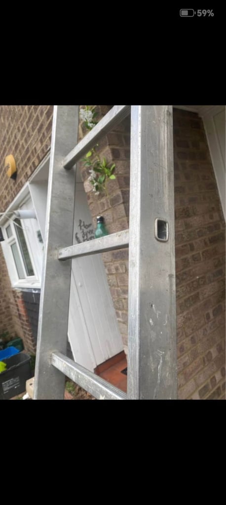 Aluminium ladder around 10ft