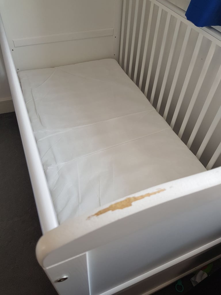 Baby Cot Bed by Harriet Bee with Mamas & Papas Mattress