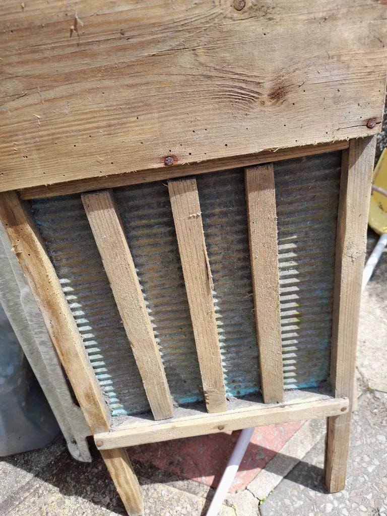 Antique rubbing board