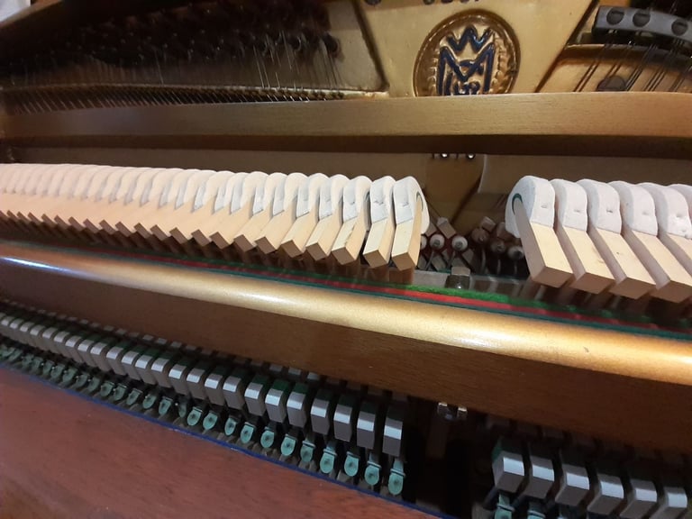 Welmar Upright Piano *matching stool + free tuning incl* third practice pedal