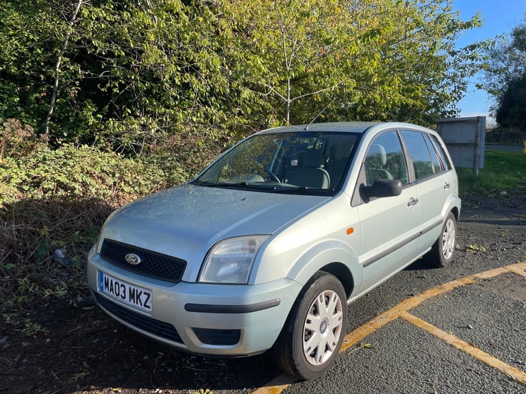 FORD FUSION 1.6 PETROL 03 REG GREEN 5 DOOR MOT MARCH 3RD 2026 LOW INSURANCE 40+MPG