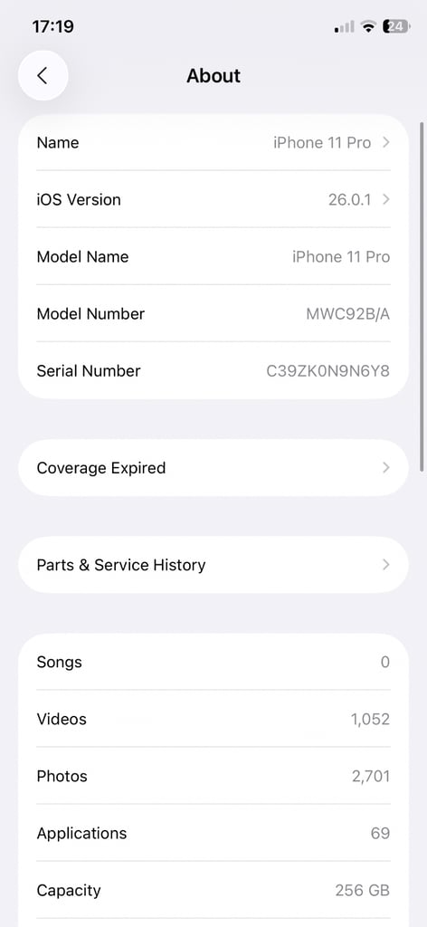 iPhone 11 Pro - 256GB - Unlocked 