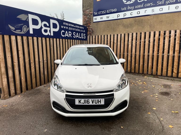 2016 Peugeot 208 1.2 PureTech 82 Active 5dr HATCHBACK Petrol Manual