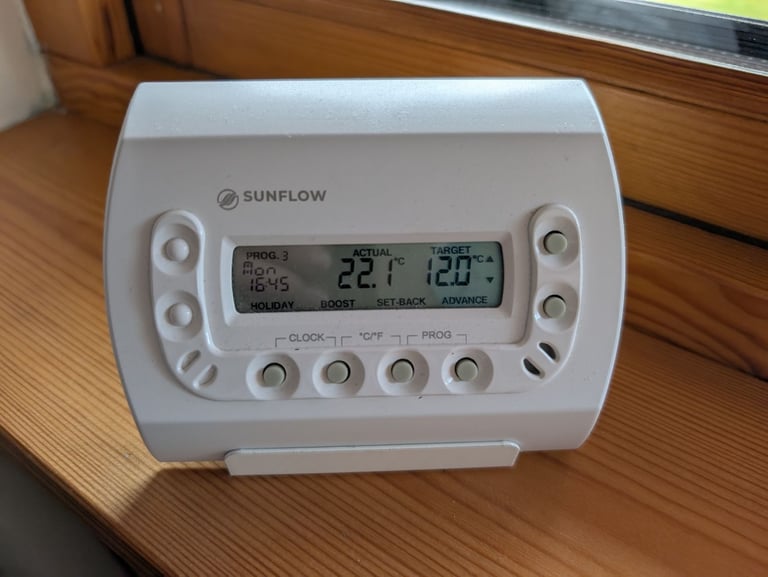 9 x Sunflow electric radiators with digital controls