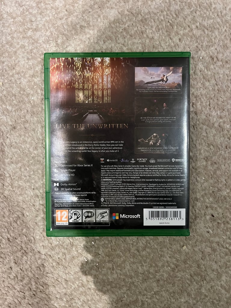 Hogwarts Harry Potter computer game Xbox series X