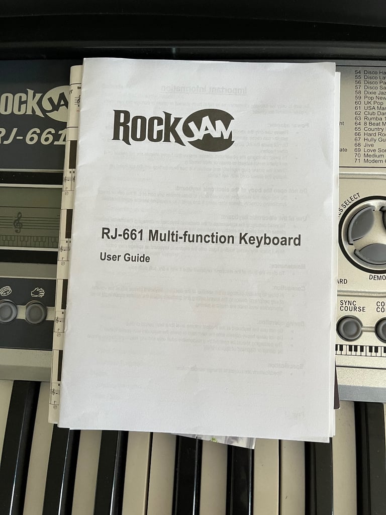 ROCK JAM ELECTRIC KEYBOARD/ORGAN