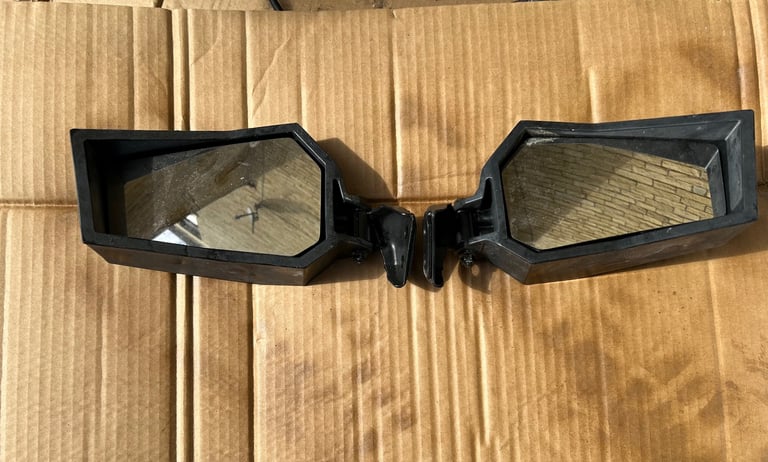POLARIS BUGGY RZR 1000 RS1  SIDE MIRRORS GENUINE METAL 