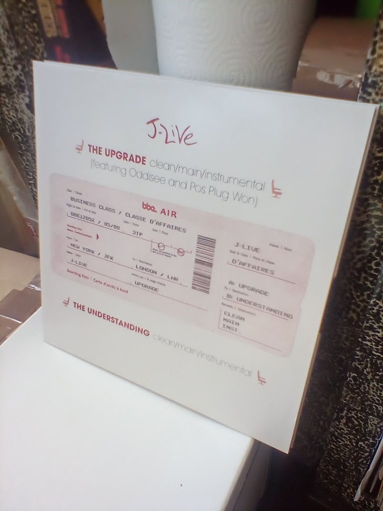 image for J-live, THE UPGRADE , 12 INCH VINYL EP ,.  New, mint,. 