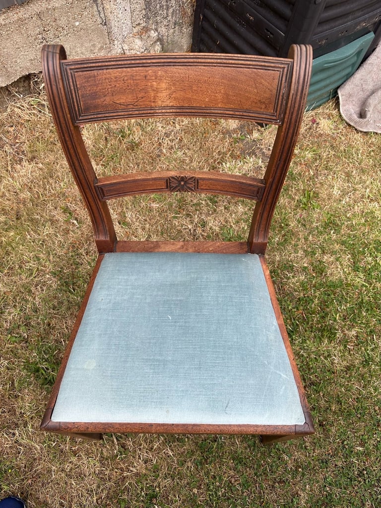 Antique Dining Table and Chairs 