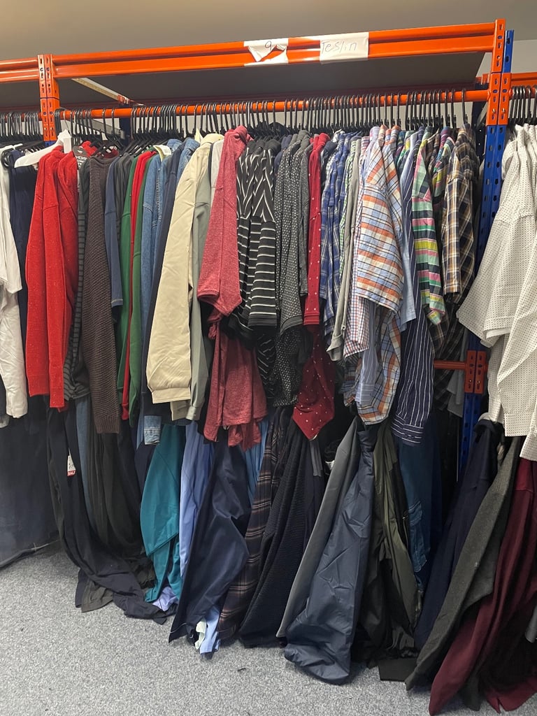 Men’s Big Size Clothing Job Lot 720 pcs - Hoodies, Jeans, Shirts Clearance Sale