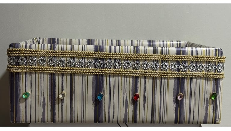 image for Hamper basket (Brand new) L 16” x W 10” x D 5.5”