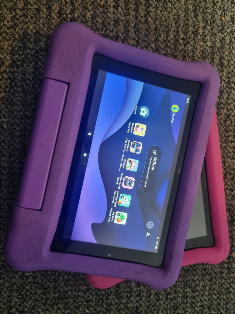 image for 2 x Amazon Fire tablets.