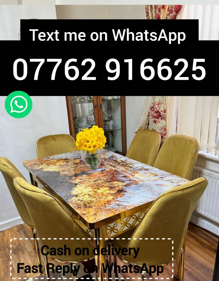 image for Brand New Dining table and chiars.