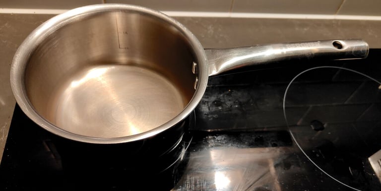 image for Tri-Ply Stainless Steel Teapan / Milk Pan- original Bergner product