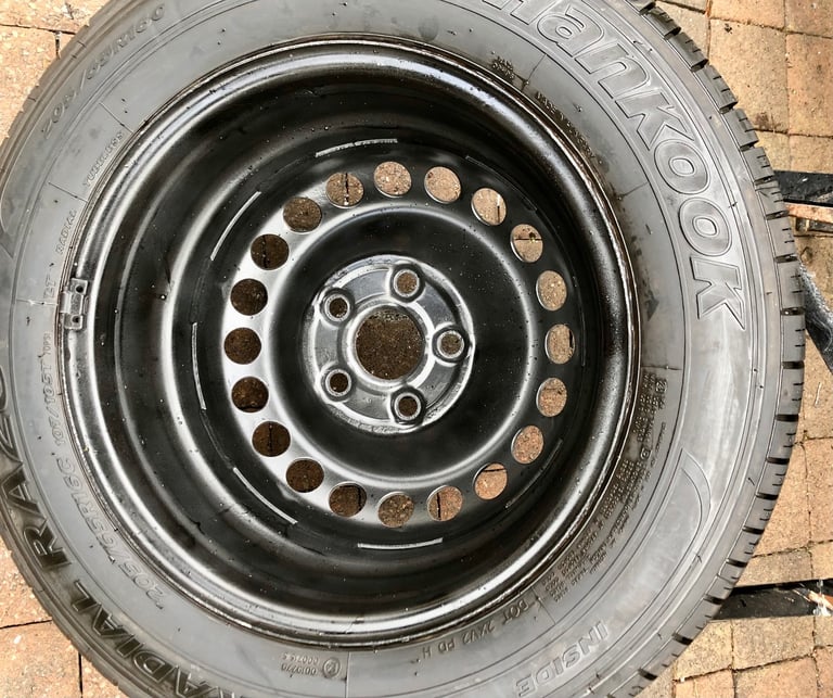 Full size 16" Steel Spare Wheel and new tyre