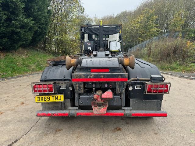 2019 69 DAF CF 480 E6 8x4 Multi-lift Ultima 24 hook loader sheet VBG drawbar