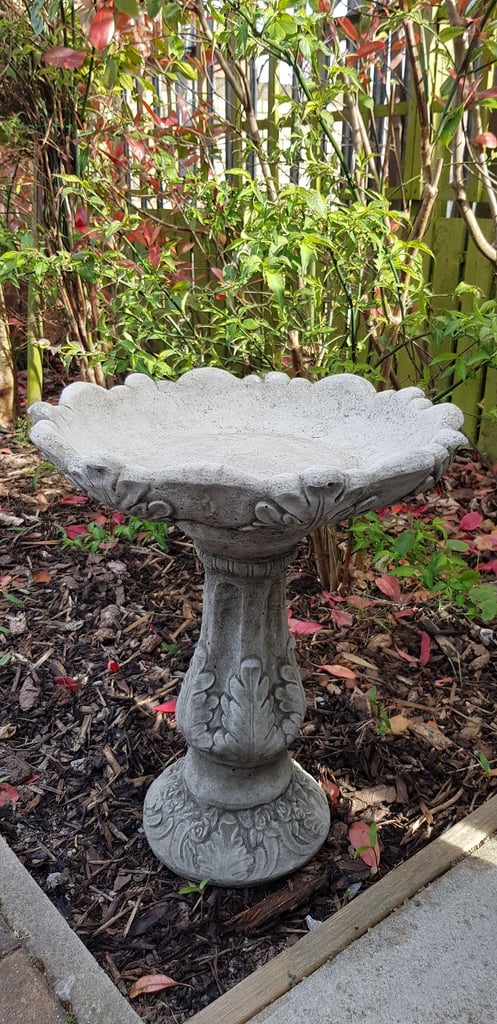 Leaf Bird Bath stone statue,garden ornament
