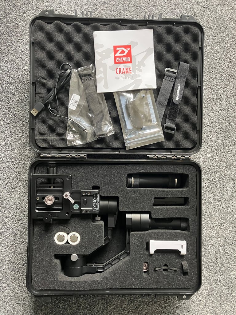 Zhiyun Crane V2 3 axis handheld Gimbal and additional handle