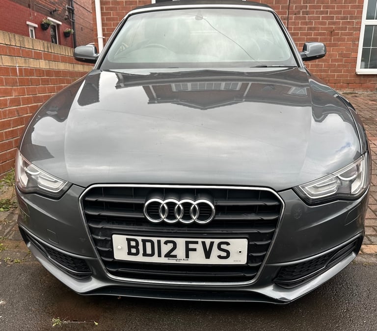 Audi A5 2012 Facelift Convertible 2.0tdi 6 Speed Manual only 3 owner from new