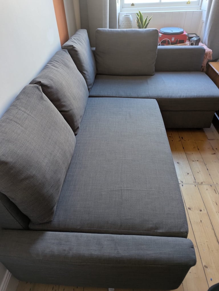 Sofa with pull out bed and storage 