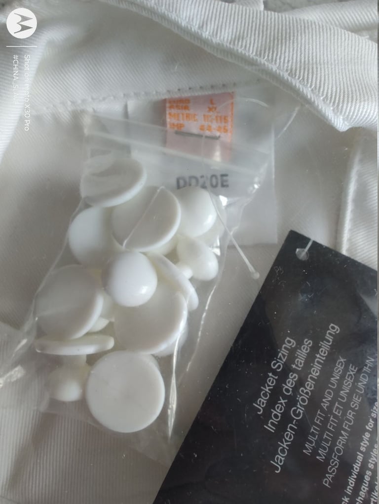 CHEF JACKET DENNYS LONDON