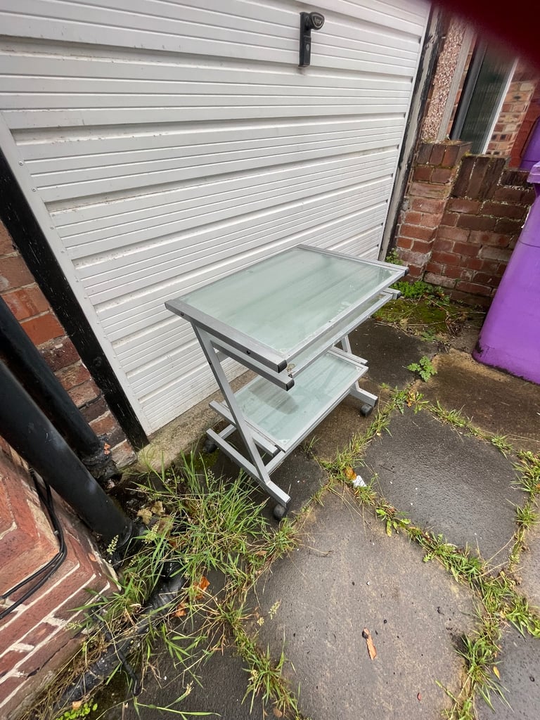 FREE- glass desk -FREE